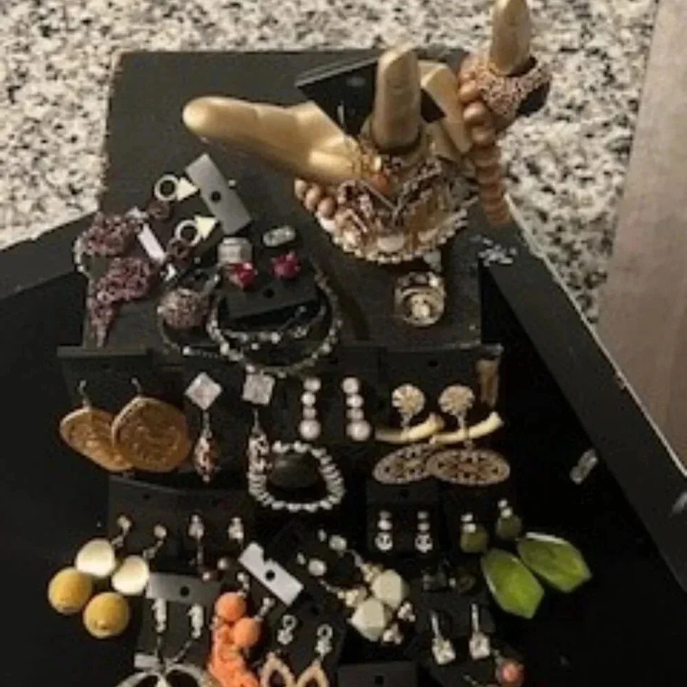 Multi Animal print Mixed Jewelry Bundle EARRINGS. RINGS. BRACELETS.